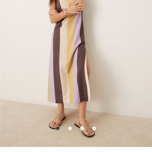 ASOS Multicolor Striped Maxi Dress
